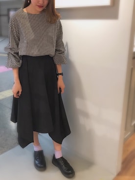 「ラベンダー」｜harukaさん（レディース・162cm）の春コーディネート