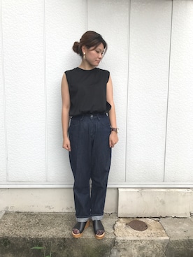 「アイテム（イヤリング）」を使った、a y kさん（レディース・158cm・20代）の夏コーディネート