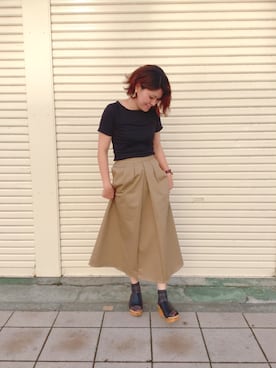 「アイテム（イヤリング）」を使った、a y kさん（レディース・158cm・20代）の夏コーディネート