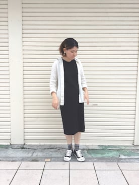 「アイテム（イヤリング）」を使った、a y kさん（レディース・158cm・20代）の秋コーディネート