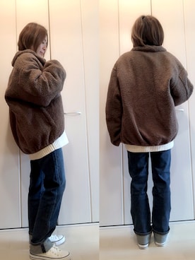 napsさん（レディース・155cm）の冬コーディネート