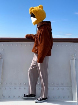 「Dickies（ディッキーズ）のアイテム（ブルゾン）」を使った、skさん（メンズ・174cm）の春コーディネート