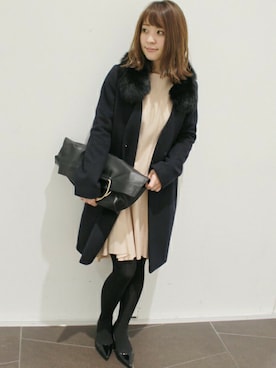 「LIMITLESS LUXURY」｜「アイテム（パンプス）」を使った、MIHOさん（レディース・154cm）の冬コーディネート