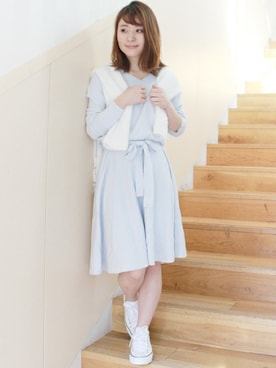 「LIMITLESS LUXURY（リミットレスラグジュアリー）のアイテム」を使った、MIHOさん（レディース・156cm）の冬コーディネート