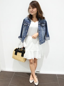 「LIMITLESS LUXURY」｜「アイテム（パンプス）」を使った、MIHOさん（レディース・156cm）の春コーディネート