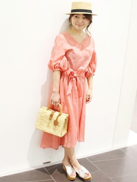 MIHOさん（レディース・156cm）の夏コーディネート
