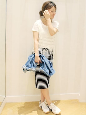 MIHOさん（レディース・156cm）の夏コーディネート