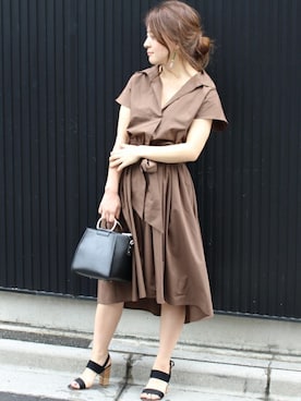「LIMITLESS LUXURY」｜「アイテム（ワンピース/ドレス）」を使った、MIHOさん（レディース・156cm）の夏コーディネート