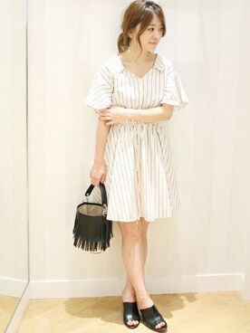 「LIMITLESS LUXURY」｜MIHOさん（レディース・156cm）の夏コーディネート