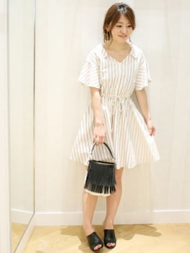 「LIMITLESS LUXURY」｜MIHOさん（レディース・156cm）の夏コーディネート