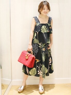 「LIMITLESS LUXURY」｜MIHOさん（レディース・156cm）の夏コーディネート