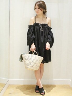 「LIMITLESS LUXURY」｜「アイテム（ワンピース/ドレス）」を使った、MIHOさん（レディース・156cm）の夏コーディネート