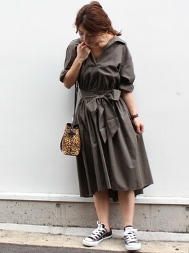 「LIMITLESS LUXURY」｜「アイテム（ワンピース/ドレス）」を使った、MIHOさん（レディース・156cm）の夏コーディネート