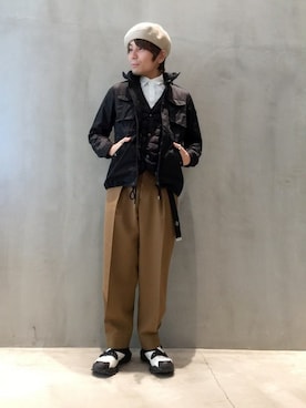 「TATRAS（タトラス）のアイテム（ブルゾン）」を使った、ONISHIさん（メンズ・171cm）の春コーディネート