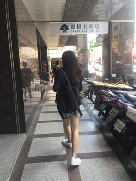 「velvet（ベルベット）のアイテム」を使った、拉さん（レディース・160cm）の夏コーディネート