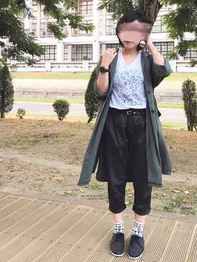 「アイテム（ステンカラーコート）」を使った、Miaさん（レディース・152cm・20代）の秋コーディネート
