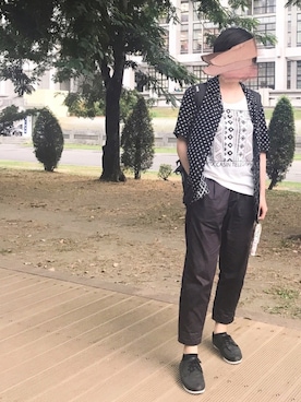 「マニッシュスタイル」｜「アイテム（その他）」を使った、Miaさん（レディース・152cm）の冬コーディネート