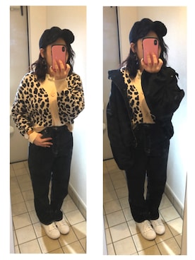 「pairpair」｜「アイテム（帽子）」を使った、はるし ☽∘さん（レディース・152cm）の冬コーディネート