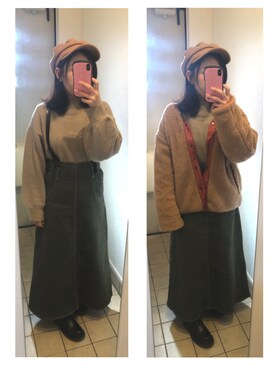 はるし ☽∘さん（レディース・152cm）の冬コーディネート