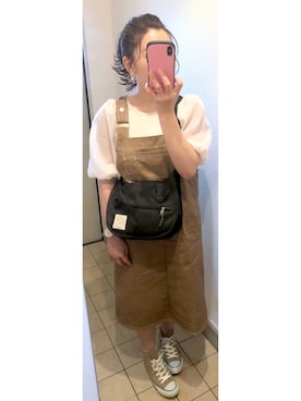 「moitytto」｜「アイテム（オールインワン・サロペット）」を使った、はるし ☽∘さん（レディース・152cm）の夏コーディネート