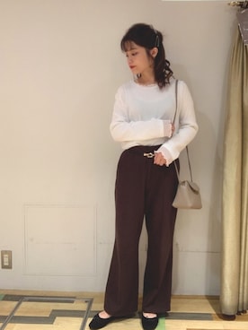 「ELENCARE DUE」｜tomo .さん（レディース・157cm）の秋コーディネート