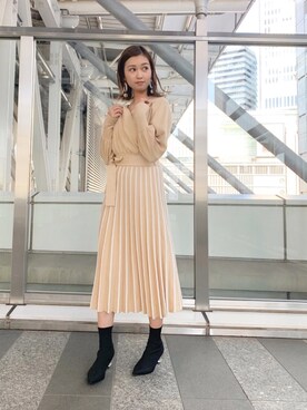 anriさん（レディース・162cm）の冬コーディネート