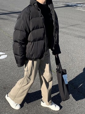 「SECRETLABEL（シークレットレーベル）のアイテム（ダウンジャケット/コート）」を使った、walk55marinさん（レディース・165cm）の冬コーディネート