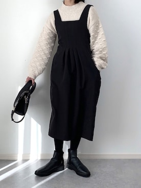 「shopnikoniko」｜walk55marinさん（レディース・165cm）の冬コーディネート