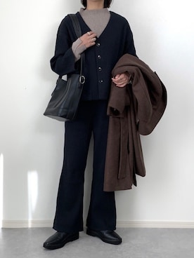 「FEELING MADE（フィーリングメイド）のアイテム（トップス）」を使った、walk55marinさん（レディース・165cm）の冬コーディネート