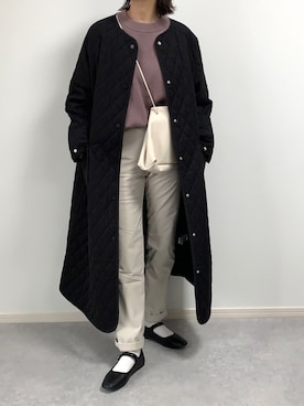 「Libra Cue（リブラ キュー）のアイテム（その他アウター）」を使った、walk55marinさん（レディース・165cm）の冬コーディネート