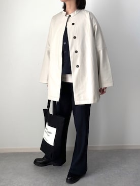 「FEELING MADE（フィーリングメイド）のアイテム（トップス）」を使った、walk55marinさん（レディース・165cm）の冬コーディネート