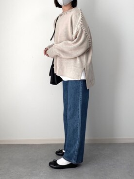 「moment+」｜「アイテム（その他）」を使った、walk55marinさん（レディース・165cm）の冬コーディネート