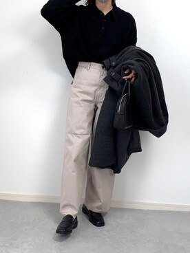 「Libra Cue（リブラ キュー）のアイテム（その他アウター）」を使った、walk55marinさん（レディース・165cm）の冬コーディネート