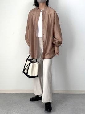 「AmbreNeige」｜「アイテム（ローファー）」を使った、walk55marinさん（レディース・165cm）の春コーディネート