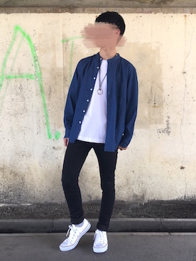 gamさん（メンズ・165cm）の春コーディネート