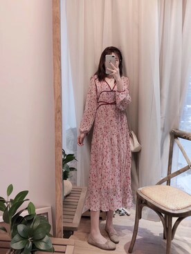 「日系休闲」｜「アイテム（ワンピース/ドレス）」を使った、tongwingyinさん（レディース・168cm）の夏コーディネート