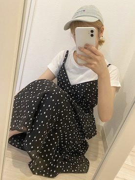 「アイテム（ワンピース/ドレス）」を使った、‪‪❤︎‬ reina ‪‪❤︎‬さん（レディース・159cm・10代）の夏コーディネート