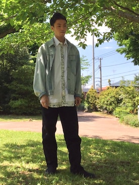 「ZARA MAN」｜「アイテム（スリッポン）」を使った、何気にファンタジーさん（メンズ・173cm）の春コーディネート