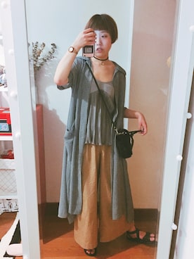 「BUBBLES（バブルス）のアイテム（チョーカー）」を使った、bananananaxxxさん（レディース・158cm）の春コーディネート