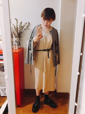 「TYAKASHAのアイテム（ジャケット/アウター）」を使った、bananananaxxxさん（レディース・158cm）の夏コーディネート