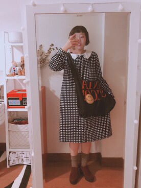 I am I （アイアムアイ）の「60ローン ハグ衿 長袖ブラウス
