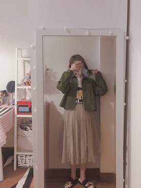 bananananaxxxさん（レディース・158cm）の春コーディネート