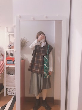 bananananaxxxさん（レディース・158cm）の冬コーディネート