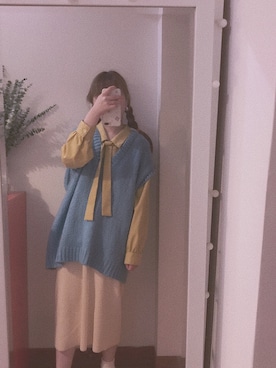 bananananaxxxさん（レディース・158cm）の春コーディネート