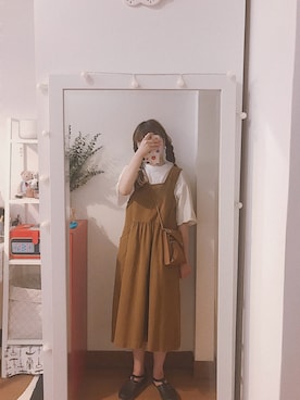 「BLUR（ブラー）のアイテム」を使った、bananananaxxxさん（レディース・158cm）の夏コーディネート