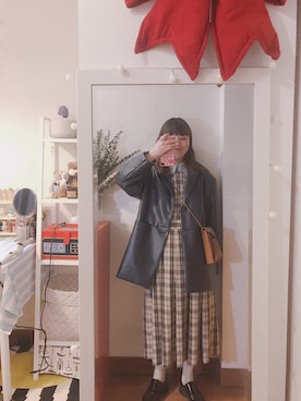 「BLUR（ブラー）のアイテム」を使った、bananananaxxxさん（レディース・158cm）の春コーディネート