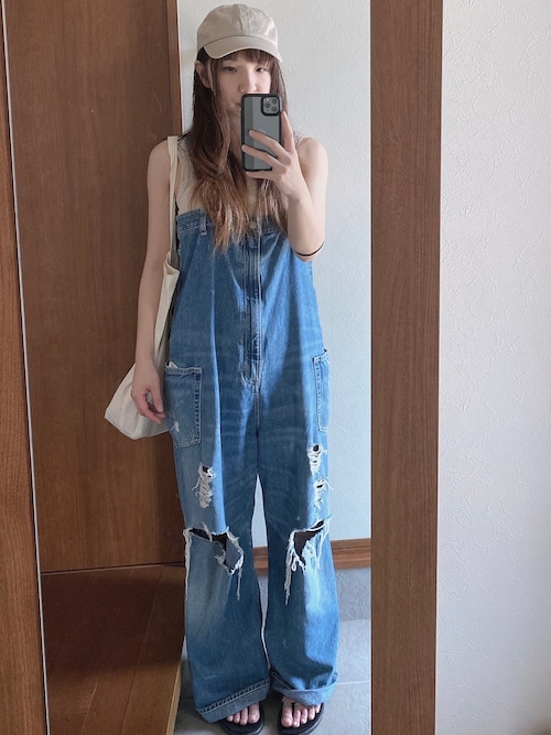 A Y A K A Rnaのサロペット オーバーオールを使ったコーディネート Wear