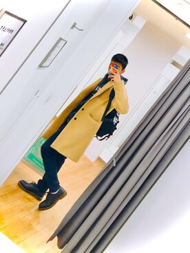 「お買い物」｜「アイテム（ジャケット/アウター）」を使った、Ruky@0518さん（メンズ・176cm）の冬コーディネート
