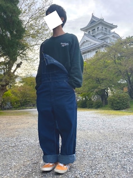 「Reebok（リーボック）のアイテム（スウェット）」を使った、さいだーさん（メンズ・166cm）の春コーディネート