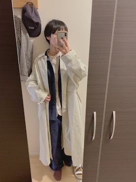 「SETTO（セット）のアイテム（ジャケット/アウター）」を使った、kick🐑さん（レディース・154cm）の春コーディネート